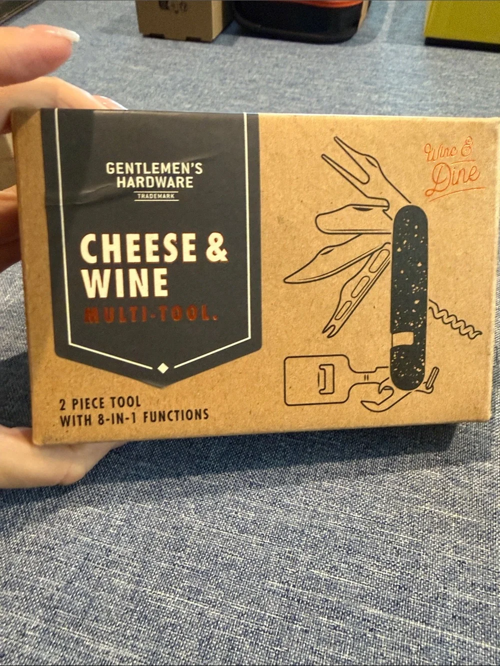 🥃 Cocktail Compass & 👢Cowboy Boot Opener Set - Brown Kraft Packaging